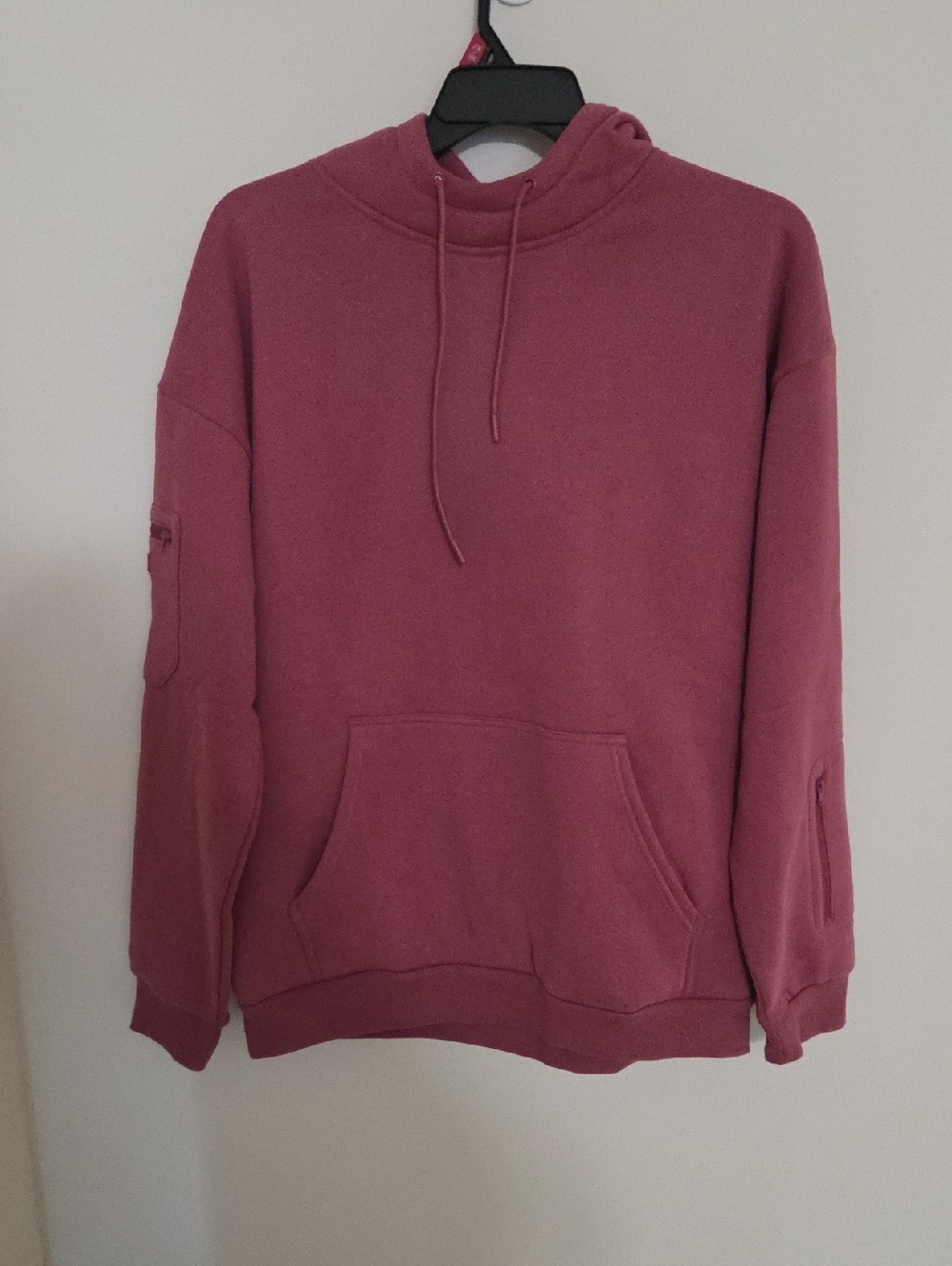 Womens Pullover Travel Hoodie Sweatshirt - Berry